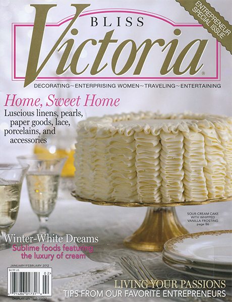 Victoria Bliss January February 2012 magazine cover