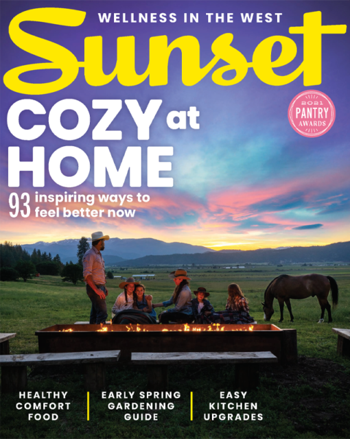 Sunset Magazine March 2021 Cover