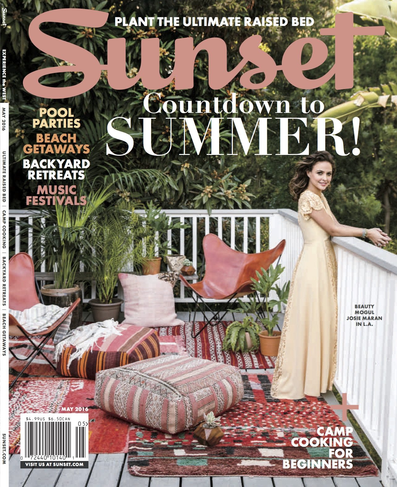 Sunset May 2016 magazine cover